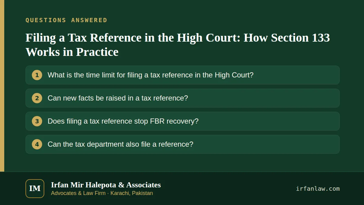 Filing a Tax Reference in the High Court: 4 questions answered, including “Can new facts be raised in a tax reference?”