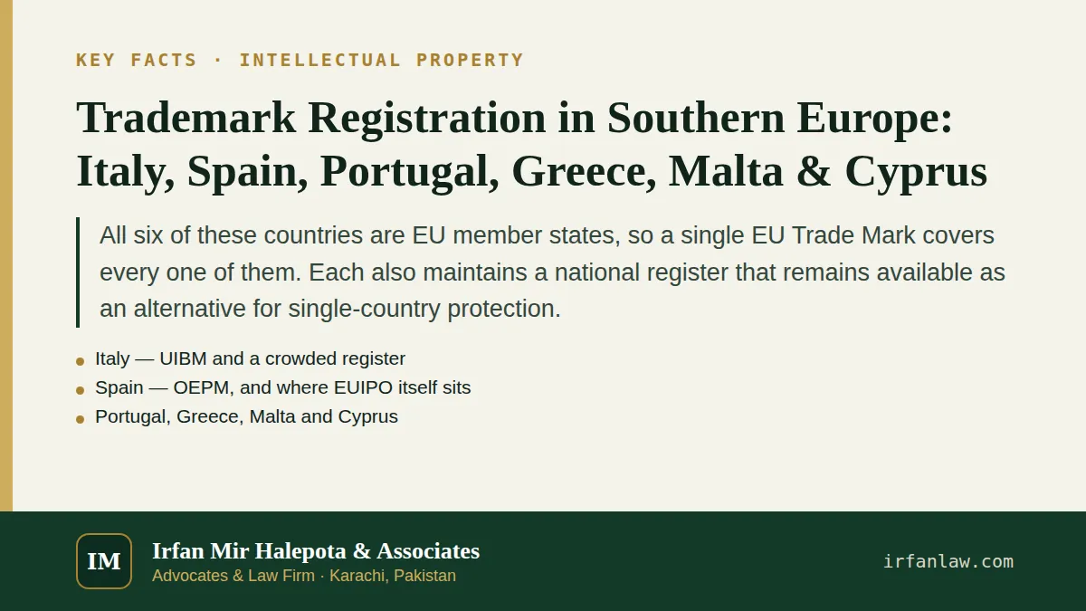 Trademark Registration in Southern Europe: key facts in brief